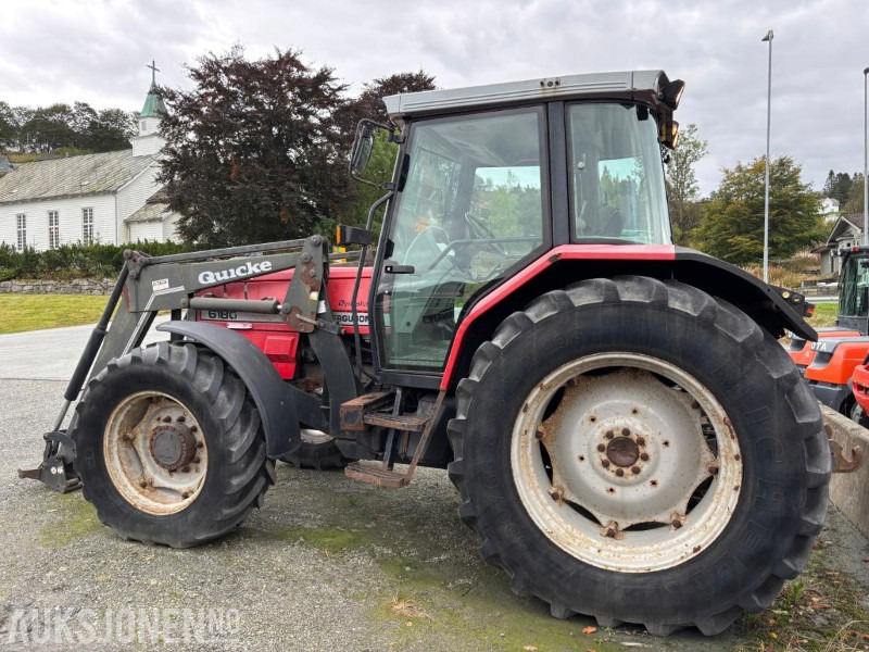 1996 Massey Ferguson 6180. Quicke Q950 Frontlaster - Tractor: afbeelding 3 1996 Massey Ferguson 6180. Quicke Q950 Frontlaster - Tractor: afbeelding 3