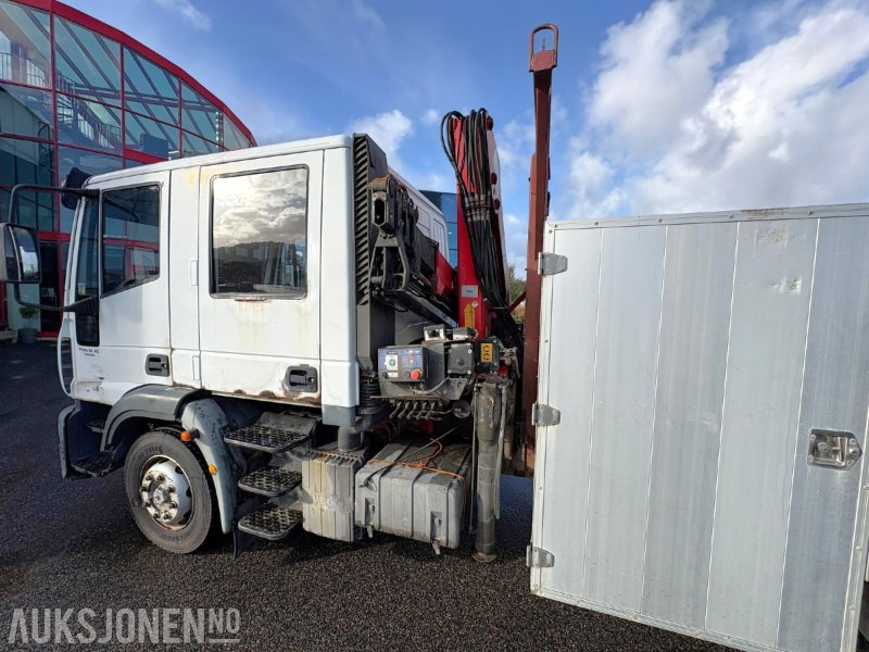 2004 Iveco 120E24 EUROCARGO kranbil - registrert for 5 sitteplasser - Kraanwagen: afbeelding 5 2004 Iveco 120E24 EUROCARGO kranbil - registrert for 5 sitteplasser - Kraanwagen: afbeelding 5