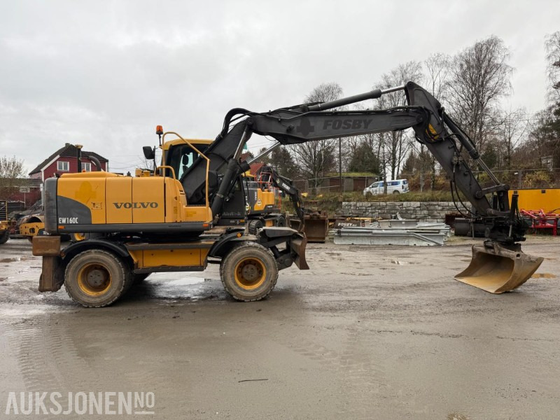 2010 Volvo EW160C HJULGRAVER STEELWRIST X20 TILTROTATOR SERVICEHISTORIKK. - Graafmachine: afbeelding 4 2010 Volvo EW160C HJULGRAVER STEELWRIST X20 TILTROTATOR SERVICEHISTORIKK. - Graafmachine: afbeelding 4