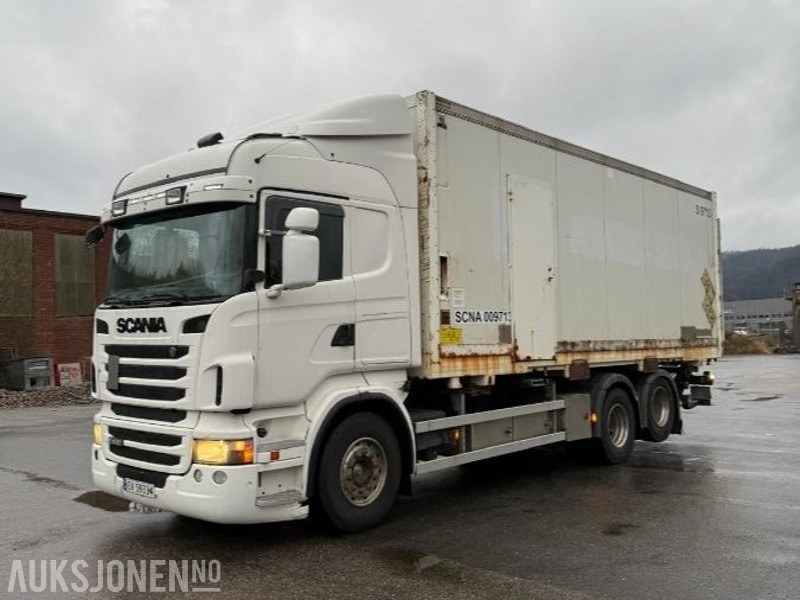 2011 Scania R480 LB6X2HNB – 491 hk – EU-godkjent til 24/09/2026 - Containertransporter/ Wissellaadbak vrachtwagen: afbeelding 1 2011 Scania R480 LB6X2HNB – 491 hk – EU-godkjent til 24/09/2026 - Containertransporter/ Wissellaadbak vrachtwagen: afbeelding 1