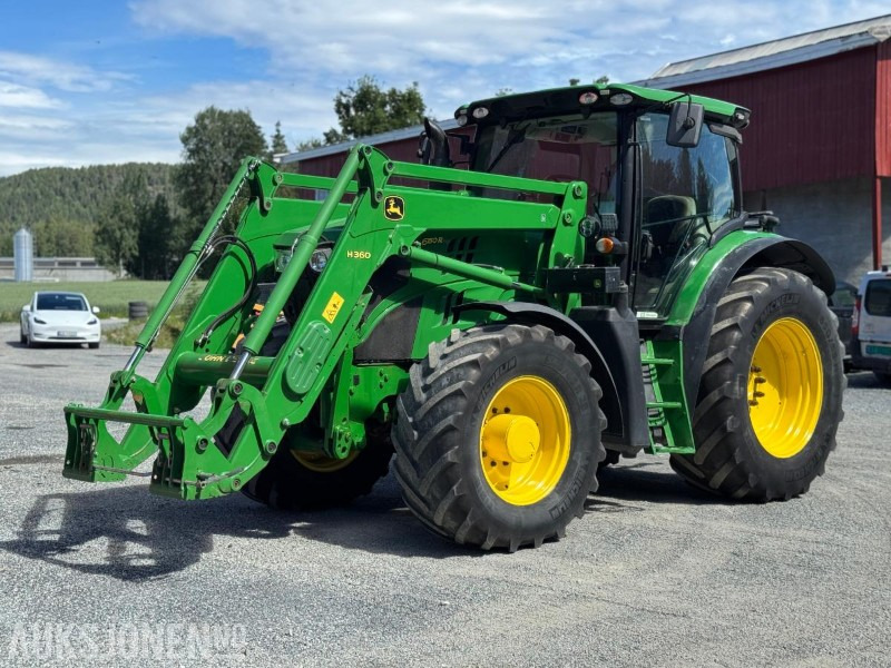 2013 John Deere 6150R traktor med frontlaster / Nylig EU-godkjent - Tractor: afbeelding 1 2013 John Deere 6150R traktor med frontlaster / Nylig EU-godkjent - Tractor: afbeelding 1