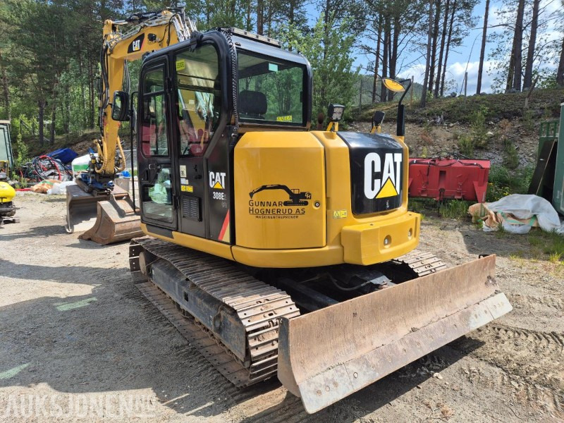 2014 Cat 308E 2 CR beltegraver, med tiltrotator/gripekasett - Graafmachine: afbeelding 3 2014 Cat 308E 2 CR beltegraver, med tiltrotator/gripekasett - Graafmachine: afbeelding 3