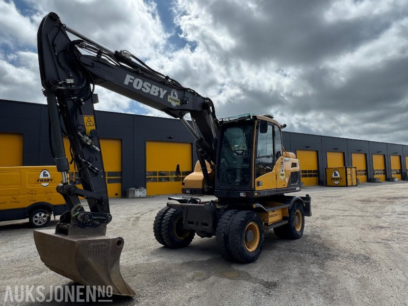 2014 Volvo EW140D hjulgraver m/ Rototilt R4, S60-feste - Graafmachine: afbeelding 1 2014 Volvo EW140D hjulgraver m/ Rototilt R4, S60-feste - Graafmachine: afbeelding 1