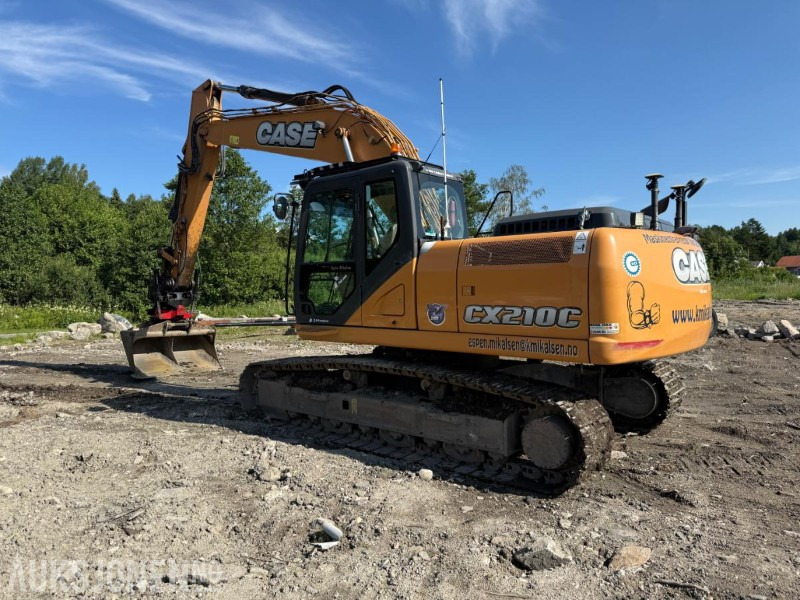 2015 Case CX210C BELTEGRAVER ROTOTILT ENGCON MASKINSTYRING SERVICEHISTORIKK LITE TIMER EN EIER. - Graafmachine: afbeelding 5 2015 Case CX210C BELTEGRAVER ROTOTILT ENGCON MASKINSTYRING SERVICEHISTORIKK LITE TIMER EN EIER. - Graafmachine: afbeelding 5