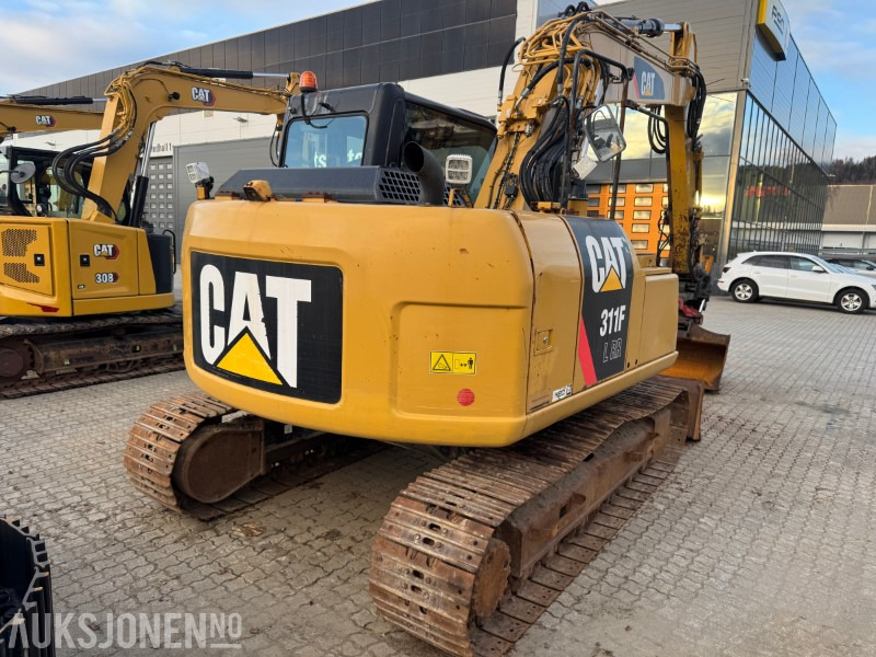 2015 Cat 311F GRAVEMASKIN, ROTOTILT, PUSSESKUFFE, SENTRALSMØRING - Graafmachine: afbeelding 5 2015 Cat 311F GRAVEMASKIN, ROTOTILT, PUSSESKUFFE, SENTRALSMØRING - Graafmachine: afbeelding 5