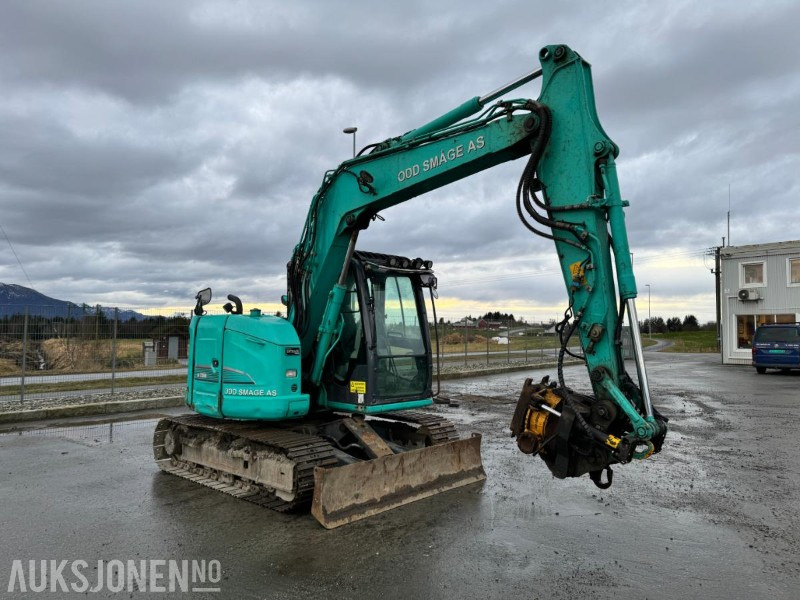 2016 Kobelco SK75SR-3E - 8 tonns gravemaskin - Tiltrotator - Pusskuffe - Bunkringspumpe - sentralsmøring - Sertifisert - Graafmachine: afbeelding 3 2016 Kobelco SK75SR-3E - 8 tonns gravemaskin - Tiltrotator - Pusskuffe - Bunkringspumpe - sentralsmøring - Sertifisert - Graafmachine: afbeelding 3