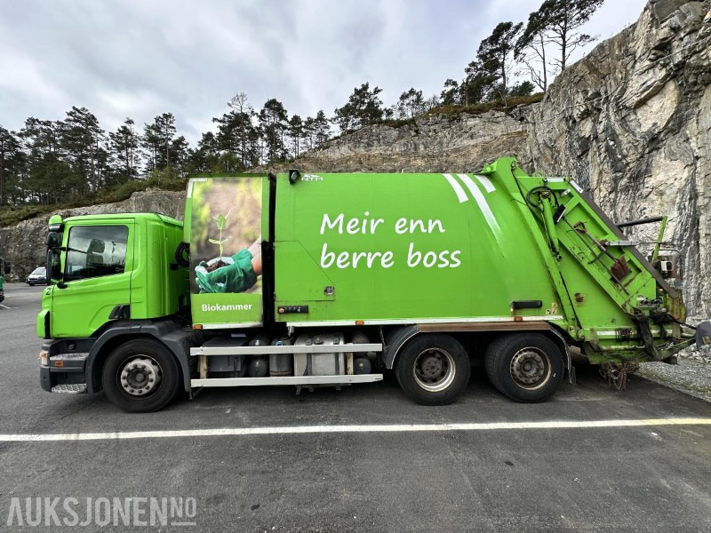 2016 Scania P320 Komprimatorbil - 2 kammer Inkl. biokammer/MTM påbygg/EU ok - Vuilniswagen: afbeelding 2 2016 Scania P320 Komprimatorbil - 2 kammer Inkl. biokammer/MTM påbygg/EU ok - Vuilniswagen: afbeelding 2