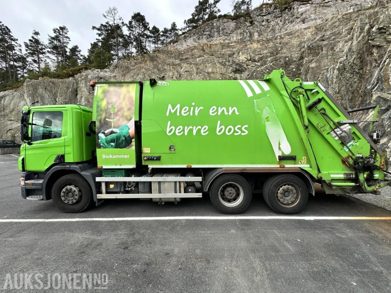 2016 Scania P320 Komprimatorbil - 2 kammer Inkl. biokammer/MTM påbygg - Vuilniswagen: afbeelding 2 2016 Scania P320 Komprimatorbil - 2 kammer Inkl. biokammer/MTM påbygg - Vuilniswagen: afbeelding 2
