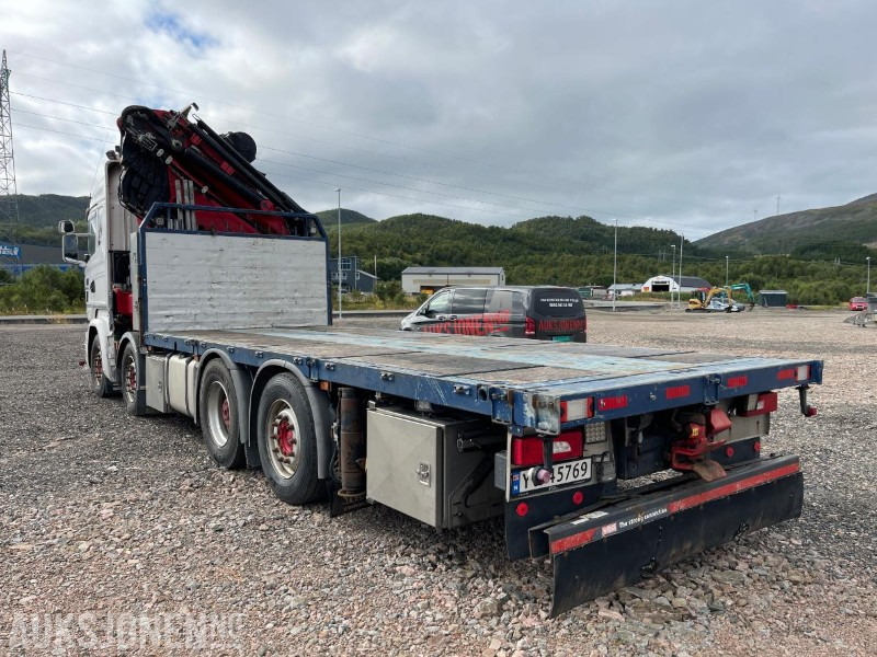 2016 Scania R-serie 8x2 HMF 85TM kranbil, Komplett karmsett, Kran sertifisert Aug 2025, Eu godkjent til 05.10.2026, klar til nye oppdrag ! - Kraanwagen: afbeelding 5 2016 Scania R-serie 8x2 HMF 85TM kranbil, Komplett karmsett, Kran sertifisert Aug 2025, Eu godkjent til 05.10.2026, klar til nye oppdrag ! - Kraanwagen: afbeelding 5