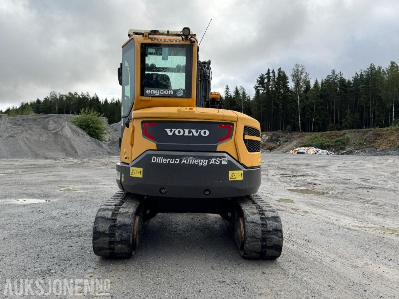 2016 Volvo ecr58d beltegraver 4301t, tiltrotator, pusseskuff,steinskuff - Minigraafmachine: afbeelding 5 2016 Volvo ecr58d beltegraver 4301t, tiltrotator, pusseskuff,steinskuff - Minigraafmachine: afbeelding 5