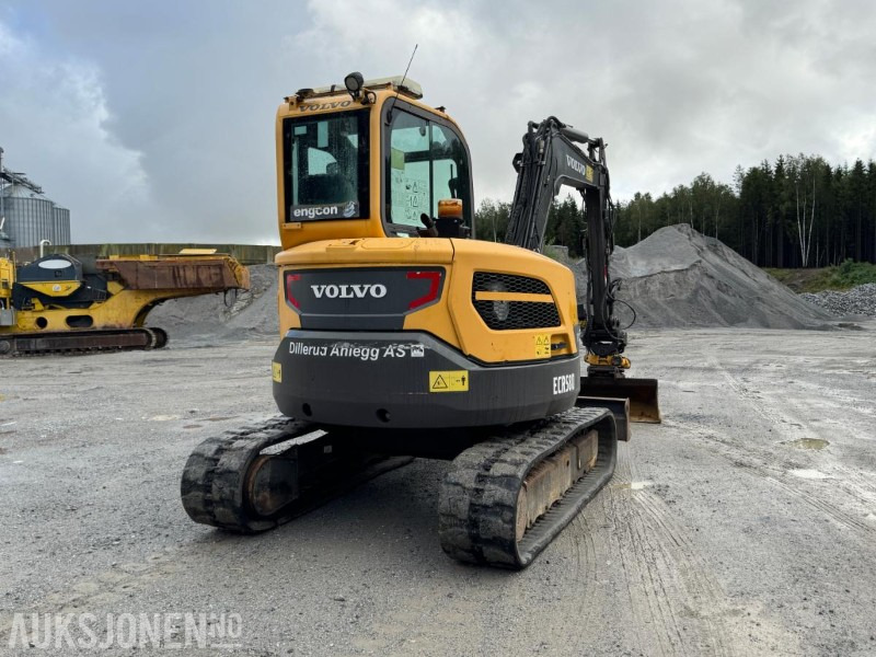 2016 Volvo ecr58d beltegraver 4301t, tiltrotator, pusseskuff,steinskuff - Minigraafmachine: afbeelding 4 2016 Volvo ecr58d beltegraver 4301t, tiltrotator, pusseskuff,steinskuff - Minigraafmachine: afbeelding 4