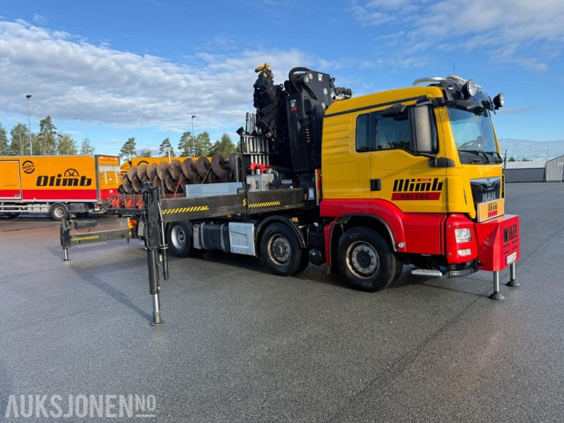 2017 MAN TGS 35.500 KRANBIL M/HIAB X-HIPRO 548 KRAN 8X4 HYDRODRIVE SERVICEHISTORIKK LAV KM. - Kraanwagen: afbeelding 2 2017 MAN TGS 35.500 KRANBIL M/HIAB X-HIPRO 548 KRAN 8X4 HYDRODRIVE SERVICEHISTORIKK LAV KM. - Kraanwagen: afbeelding 2