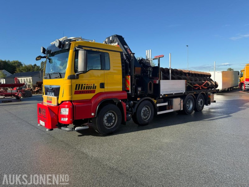2017 MAN TGS 35.500 KRANBIL M/HIAB X-HIPRO 548 KRAN 8X4 HYDRODRIVE SERVICEHISTORIKK LAV KM. - Kraanwagen: afbeelding 3 2017 MAN TGS 35.500 KRANBIL M/HIAB X-HIPRO 548 KRAN 8X4 HYDRODRIVE SERVICEHISTORIKK LAV KM. - Kraanwagen: afbeelding 3