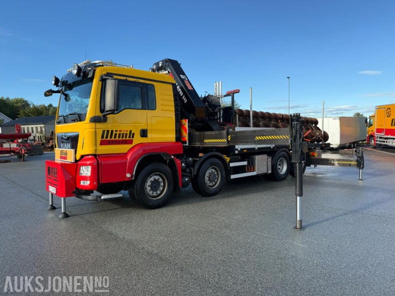 2017 MAN TGS 35.500 KRANBIL M/HIAB X-HIPRO 548 KRAN 8X4 HYDRODRIVE SERVICEHISTORIKK LAV KM. - Kraanwagen: afbeelding 1 2017 MAN TGS 35.500 KRANBIL M/HIAB X-HIPRO 548 KRAN 8X4 HYDRODRIVE SERVICEHISTORIKK LAV KM. - Kraanwagen: afbeelding 1