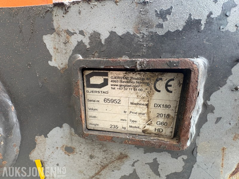 Graafmachine 2018 Doosan DX180LC-5 - 6 381 timer - tiltrotator - 2 skuffer - sertifisert: afbeelding 13
