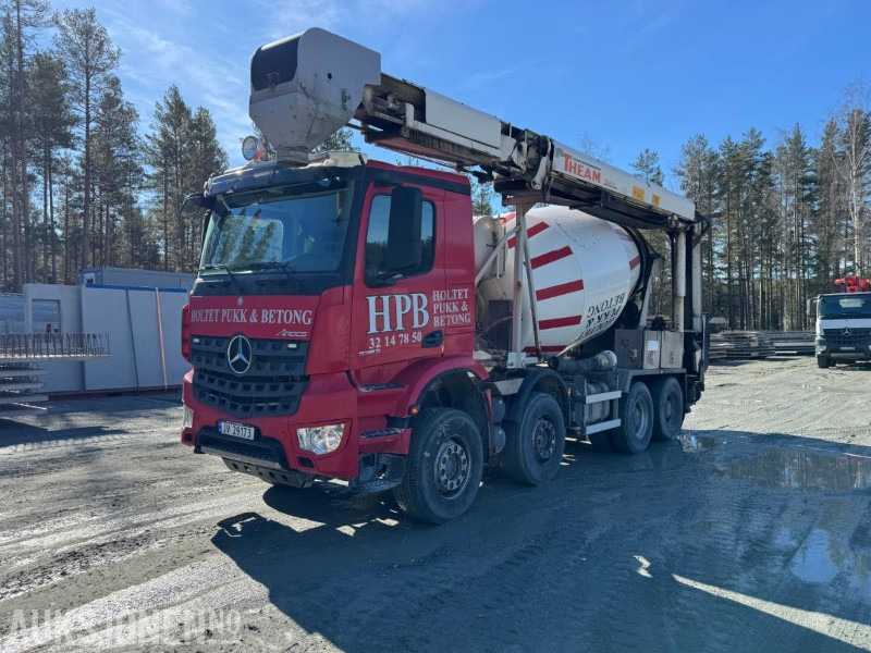 2018 Mercedes-Benz Arocs båndbil til betong - Betonmixer: afbeelding 1 2018 Mercedes-Benz Arocs båndbil til betong - Betonmixer: afbeelding 1