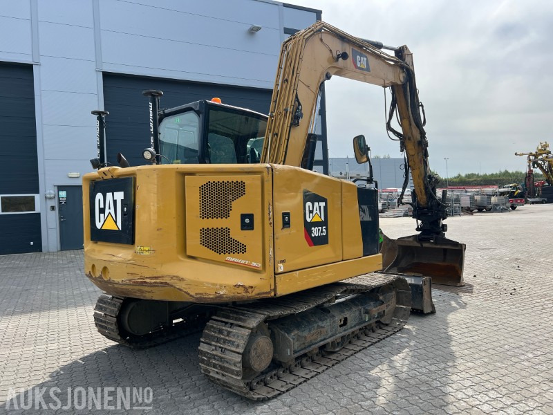 2019 Cat 307.5 - GPS, TRS8 tilt, to skuffer, sentralsmøring, fyllepumpe - Graafmachine: afbeelding 5 2019 Cat 307.5 - GPS, TRS8 tilt, to skuffer, sentralsmøring, fyllepumpe - Graafmachine: afbeelding 5
