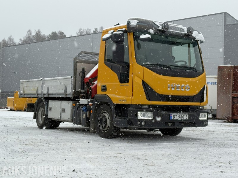 2019 Iveco Eurocargo 100-210 kranbil med tipp - KUN 70 177 km! - Kraanwagen: afbeelding 2 2019 Iveco Eurocargo 100-210 kranbil med tipp - KUN 70 177 km! - Kraanwagen: afbeelding 2