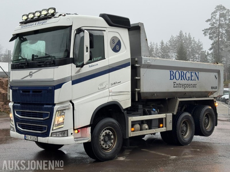 2019 Volvo FH540 tippbil med kranhydraulikk / EU-godkjent - Kipper vrachtwagen: afbeelding 1 2019 Volvo FH540 tippbil med kranhydraulikk / EU-godkjent - Kipper vrachtwagen: afbeelding 1