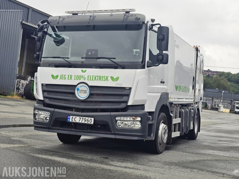 2021 Emoss ATEGO 1313 Elektrisk søppelbil med rekkevidde på 20 mil - Vuilniswagen: afbeelding 1 2021 Emoss ATEGO 1313 Elektrisk søppelbil med rekkevidde på 20 mil - Vuilniswagen: afbeelding 1