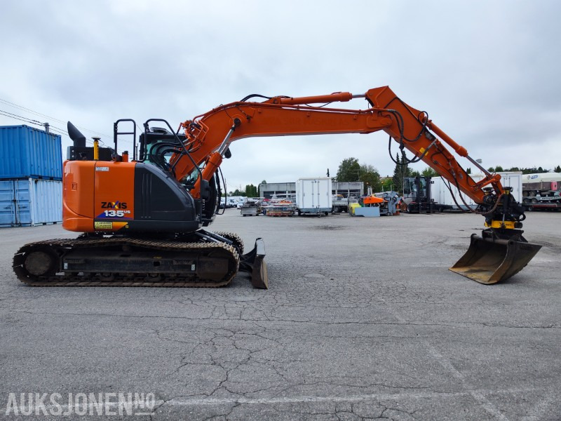 2021 Hitachi ZX135US-6 med 3D maskinstyring, tiltrotator og 3 skuffer - Graafmachine: afbeelding 5 2021 Hitachi ZX135US-6 med 3D maskinstyring, tiltrotator og 3 skuffer - Graafmachine: afbeelding 5