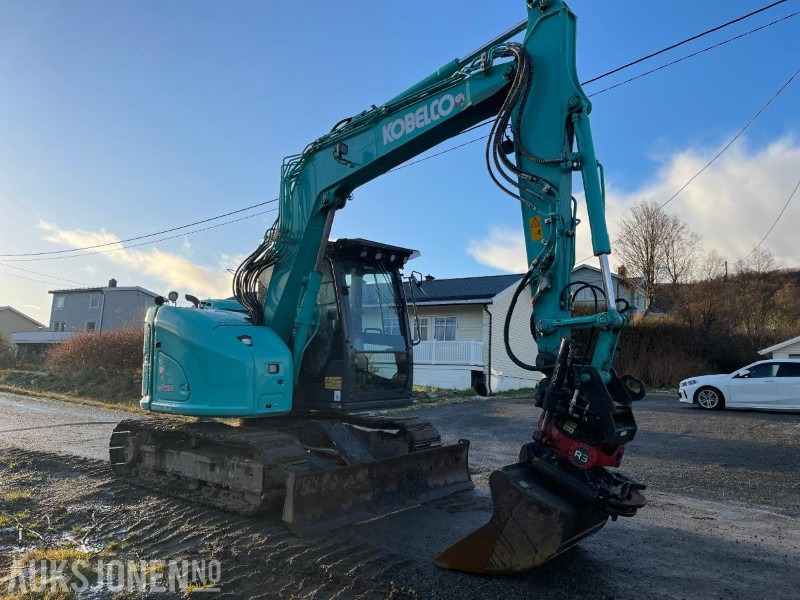 Minigraafmachine 2021 Kobelco SK75SR-7 Gravemaskin med skjær, tiltrotator med gripekassett, nylig sertifisert, kun 2400 timer: afbeelding 9 Minigraafmachine 2021 Kobelco SK75SR-7 Gravemaskin med skjær, tiltrotator med gripekassett, nylig sertifisert, kun 2400 timer: afbeelding 9