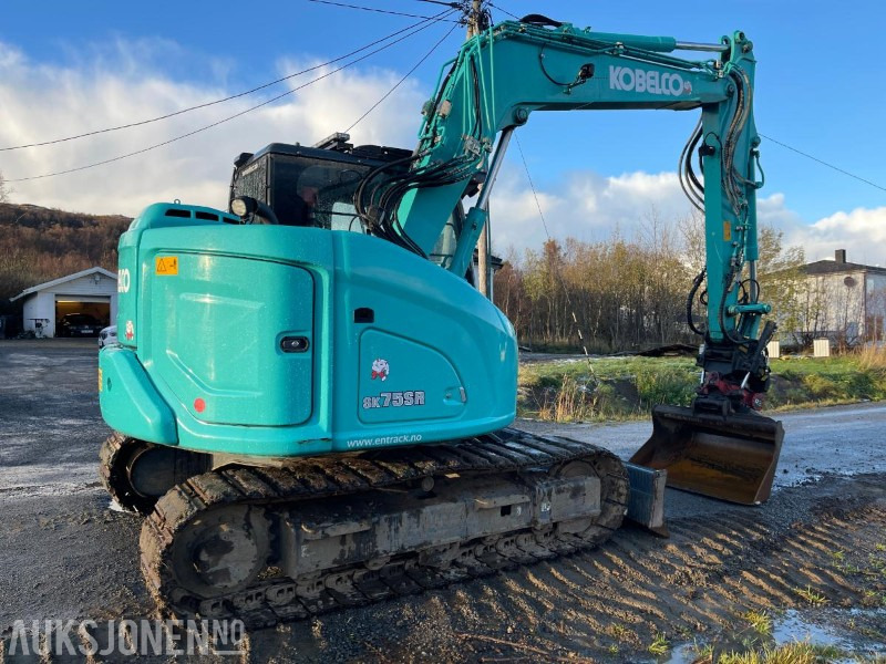 Minigraafmachine 2021 Kobelco SK75SR-7 Gravemaskin med skjær, tiltrotator med gripekassett, nylig sertifisert, kun 2400 timer: afbeelding 7 Minigraafmachine 2021 Kobelco SK75SR-7 Gravemaskin med skjær, tiltrotator med gripekassett, nylig sertifisert, kun 2400 timer: afbeelding 7