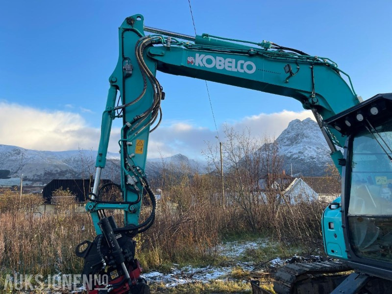 Minigraafmachine 2021 Kobelco SK75SR-7 Gravemaskin med skjær, tiltrotator med gripekassett, nylig sertifisert, kun 2400 timer: afbeelding 11 Minigraafmachine 2021 Kobelco SK75SR-7 Gravemaskin med skjær, tiltrotator med gripekassett, nylig sertifisert, kun 2400 timer: afbeelding 11