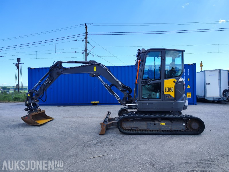 2022 Volvo ECR50F – Velutstyrt kompaktgraver, kun 728 timer - Minigraafmachine: afbeelding 1 2022 Volvo ECR50F – Velutstyrt kompaktgraver, kun 728 timer - Minigraafmachine: afbeelding 1