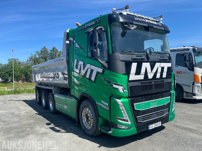 2022 Volvo FH 540 8X4 Tippbil, Tridem luftfjæring og hydraulisk styrt løpeaksel med single hjul - Kipper vrachtwagen: afbeelding 2 2022 Volvo FH 540 8X4 Tippbil, Tridem luftfjæring og hydraulisk styrt løpeaksel med single hjul - Kipper vrachtwagen: afbeelding 2