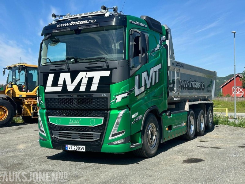 2022 Volvo FH 540 8X4 Tippbil, Tridem luftfjæring og hydraulisk styrt løpeaksel med single hjul - Kipper vrachtwagen: afbeelding 1 2022 Volvo FH 540 8X4 Tippbil, Tridem luftfjæring og hydraulisk styrt løpeaksel med single hjul - Kipper vrachtwagen: afbeelding 1