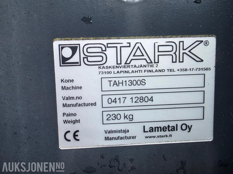 2017 TAH1300S hydraulisk feiebørste / Kost - Aanbouwdeel voor Bouwmachine: afbeelding 3 2017 TAH1300S hydraulisk feiebørste / Kost - Aanbouwdeel voor Bouwmachine: afbeelding 3