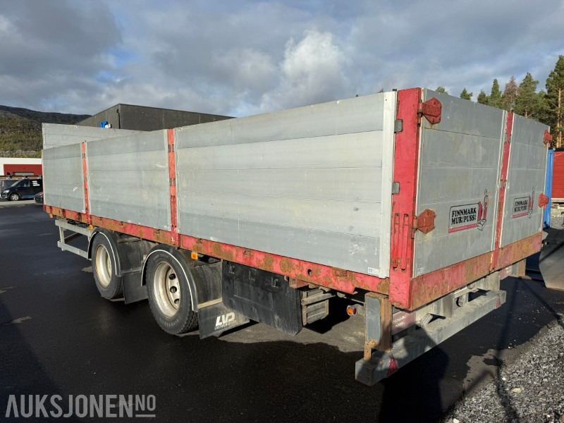 1997 Damm 2DBC20 - Egenvekt 3950kg - 2-akslet - Lastebilhenger - Nedleggbare karmer - Aanhanger: afbeelding 5 1997 Damm 2DBC20 - Egenvekt 3950kg - 2-akslet - Lastebilhenger - Nedleggbare karmer - Aanhanger: afbeelding 5