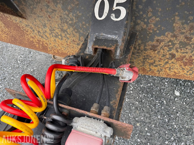 Aanhanger 2013 HFR trippelkjerre med container: afbeelding 12