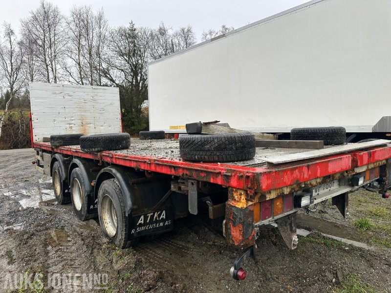 ATKA R. SIMENSEN - 3 akslet container henger med plan - Aanhanger: afbeelding 5 ATKA R. SIMENSEN - 3 akslet container henger med plan - Aanhanger: afbeelding 5