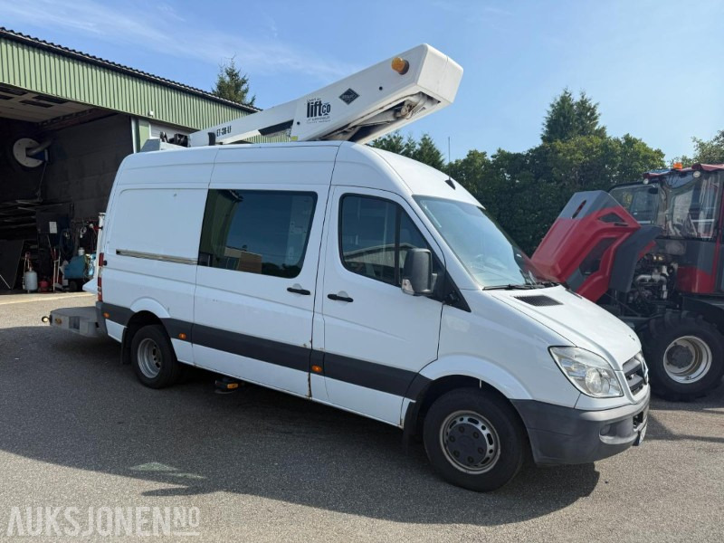 2009 Mercedes-Benz Sprinter 515CDI liftbil - 14m løftehøyde - Gemeentelijke machine/ Speciaal: afbeelding 2 2009 Mercedes-Benz Sprinter 515CDI liftbil - 14m løftehøyde - Gemeentelijke machine/ Speciaal: afbeelding 2
