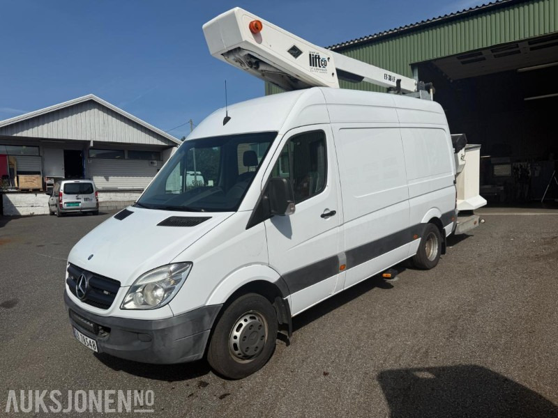 2009 Mercedes-Benz Sprinter 515CDI liftbil - 14m løftehøyde - Gemeentelijke machine/ Speciaal: afbeelding 1 2009 Mercedes-Benz Sprinter 515CDI liftbil - 14m løftehøyde - Gemeentelijke machine/ Speciaal: afbeelding 1