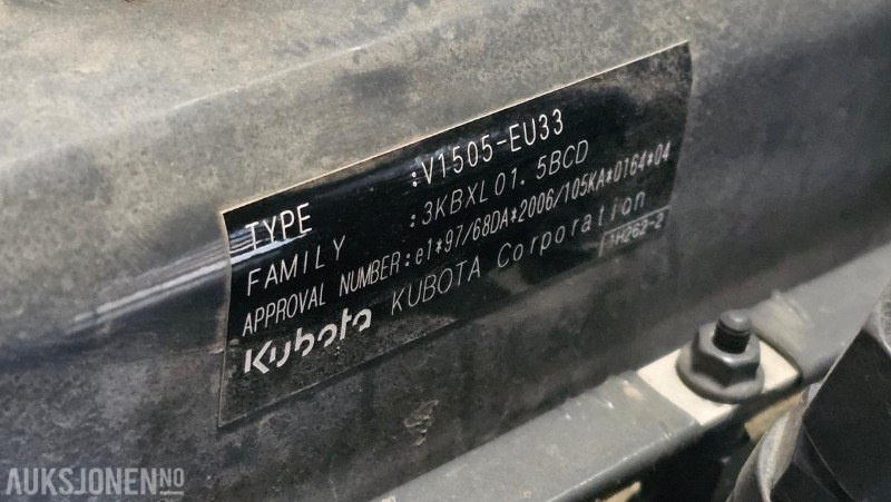 Gemeentelijke machine/ Speciaal 2017 Kubota F3890 redskapsbærer med hytte og klippeaggregat: afbeelding 16