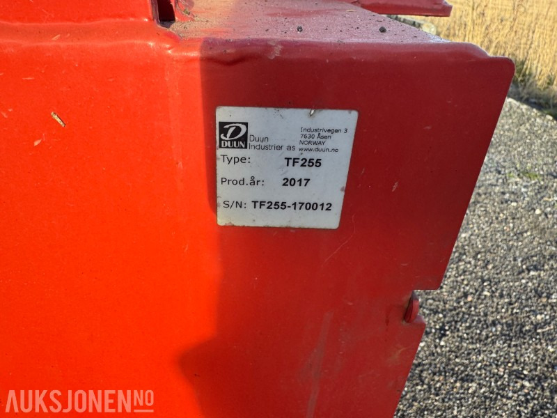 Landbouwmachine 2017 Duun TF255 Totrinns snøfres / Hydraulisk tut / PTO-drift: afbeelding 21