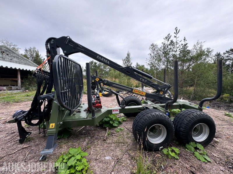2023 Farma Tømmerhenger T9F med kran og tømmerklype - Landbouwmachine: afbeelding 1 2023 Farma Tømmerhenger T9F med kran og tømmerklype - Landbouwmachine: afbeelding 1