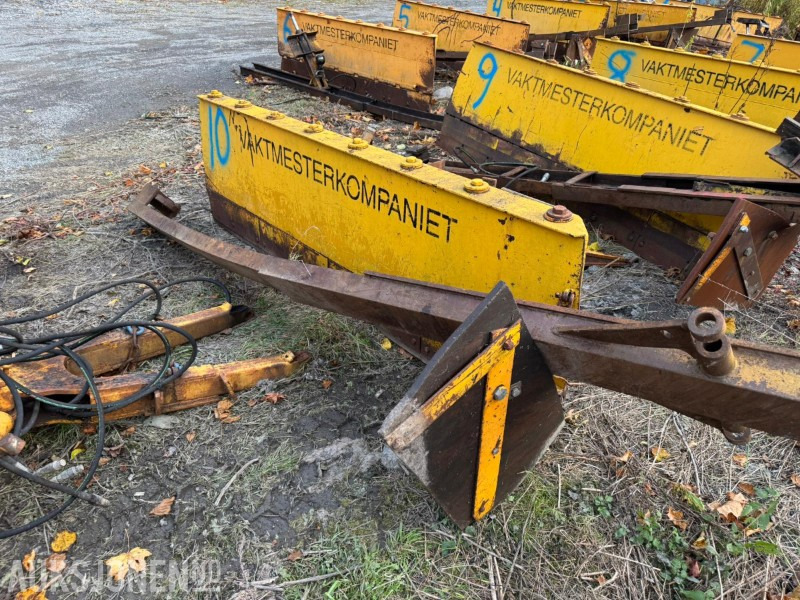 Brøyteskjær m/ skyveramme og ving - 280cm - Landbouwmachine: afbeelding 2 Brøyteskjær m/ skyveramme og ving - 280cm - Landbouwmachine: afbeelding 2