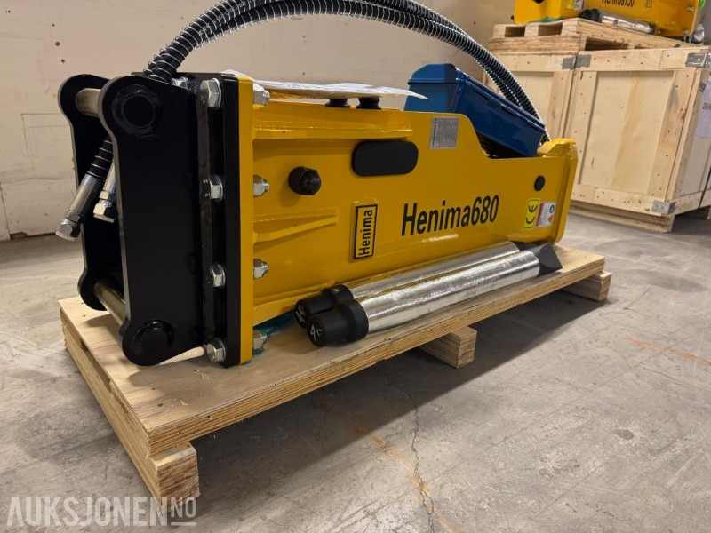 NY HENIMA PIGGHAMMER TIL 4-7 TONNS GRAVEMASKIN S40 M/GARANTI - Hydraulische hamer: afbeelding 2 NY HENIMA PIGGHAMMER TIL 4-7 TONNS GRAVEMASKIN S40 M/GARANTI - Hydraulische hamer: afbeelding 2