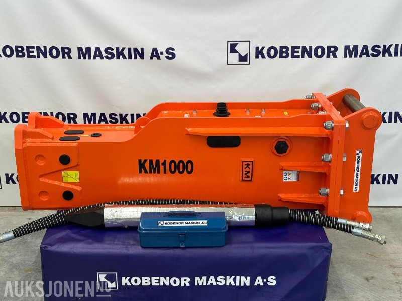 NY KM 1000 PIGGHAMMER s60-FESTE CE merket GARANTI - Hydraulische hamer: afbeelding 1 NY KM 1000 PIGGHAMMER s60-FESTE CE merket GARANTI - Hydraulische hamer: afbeelding 1