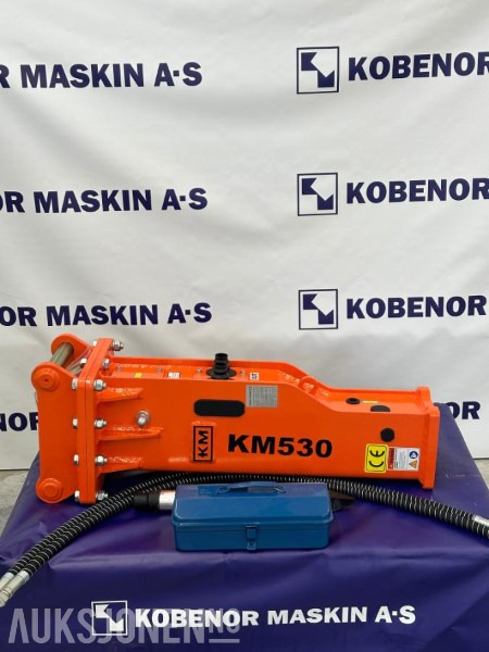 NY KM 530 PIGGHAMMER s40-FESTE CE merket FABRIKKGARANTI - Hydraulische hamer: afbeelding 1 NY KM 530 PIGGHAMMER s40-FESTE CE merket FABRIKKGARANTI - Hydraulische hamer: afbeelding 1
