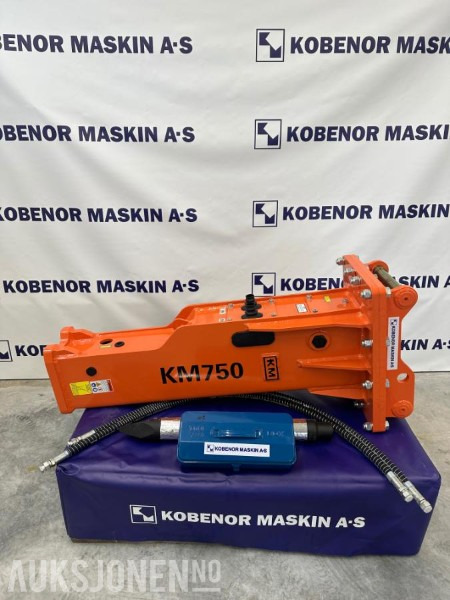 NY KM 750 Pigghammer s40/s50 CE merket FABRIKKGARANTI - Hydraulische hamer: afbeelding 1 NY KM 750 Pigghammer s40/s50 CE merket FABRIKKGARANTI - Hydraulische hamer: afbeelding 1
