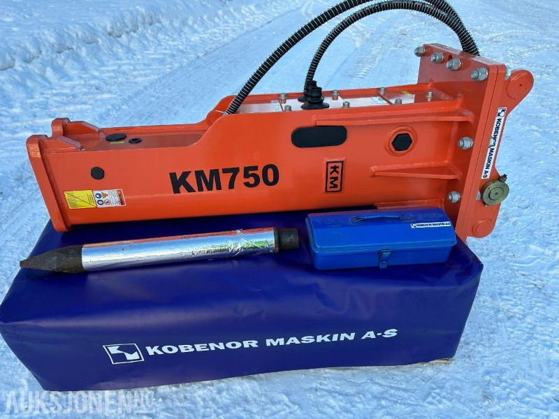 NY KM 750 Pigghammer s40/s50 CE merket FABRIKKGARANTI - Hydraulische hamer: afbeelding 5 NY KM 750 Pigghammer s40/s50 CE merket FABRIKKGARANTI - Hydraulische hamer: afbeelding 5