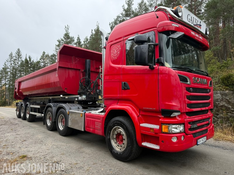 2018 Scania R580-V8-6x4-EURO6-260.000km-Tippsemi m/ Langendorf tralle - Trekker: afbeelding 4 2018 Scania R580-V8-6x4-EURO6-260.000km-Tippsemi m/ Langendorf tralle - Trekker: afbeelding 4