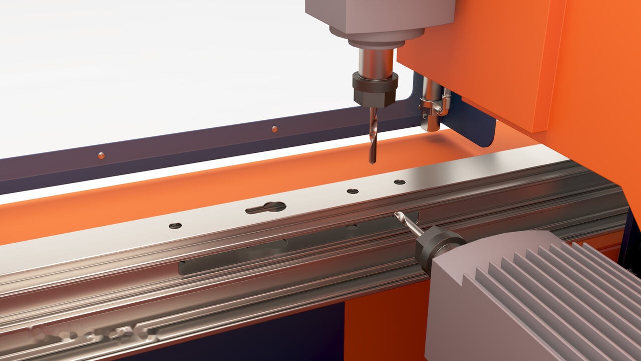 Wise Service Center for automatic milling of aluminum profiles WS710 - Werktuigmachine: afbeelding 4 Wise Service Center for automatic milling of aluminum profiles WS710 - Werktuigmachine: afbeelding 4