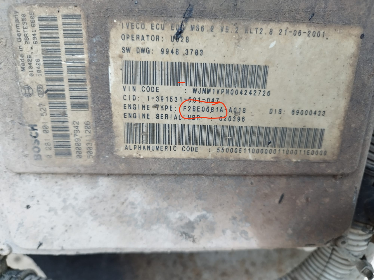 IVECO Cursor 8 F2BE0681A IVECO EuroTrakker, Euromover, Eurotech, Irisbus Citelis, Stralis, Trakker - Motor voor Vrachtwagen: afbeelding 4 IVECO Cursor 8 F2BE0681A IVECO EuroTrakker, Euromover, Eurotech, Irisbus Citelis, Stralis, Trakker - Motor voor Vrachtwagen: afbeelding 4