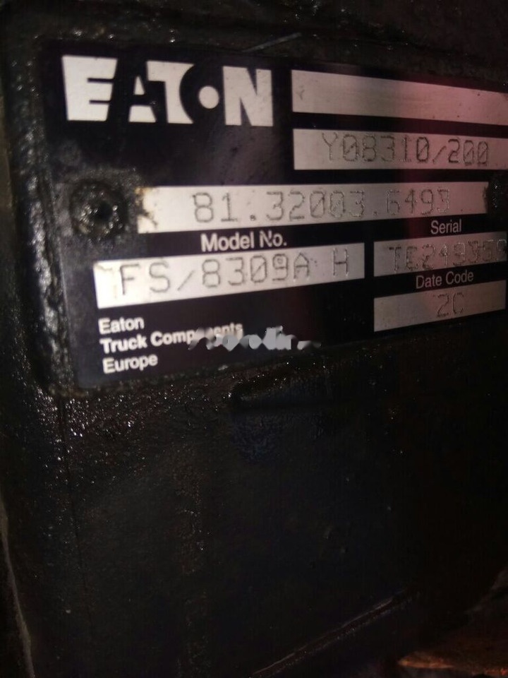 MAN fs8309AH 81320036493 - Versnellingsbak voor Vrachtwagen: afbeelding 1 MAN fs8309AH 81320036493 - Versnellingsbak voor Vrachtwagen: afbeelding 1